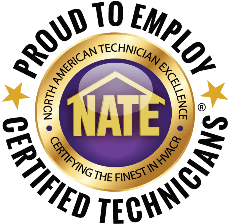 Proud to employ NATE certified technicians